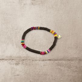 Armbandje taupe  surfkraaltjes
