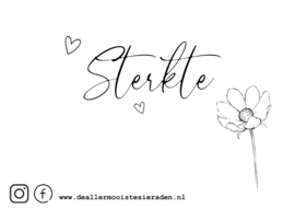 Panter armbandje met letter