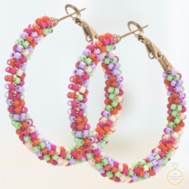 Creolen Fucsia Multi
