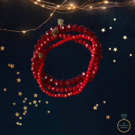 Armbandjes 3 delig Rood