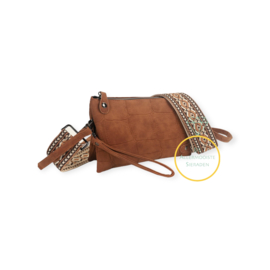 Camel New Orleans schoudertasje / clutch