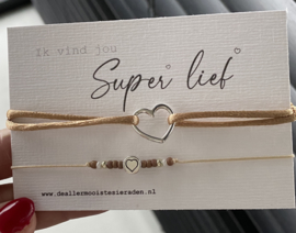 Armband set super lief