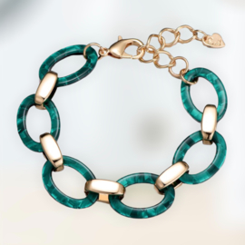 Chain Armband Groen