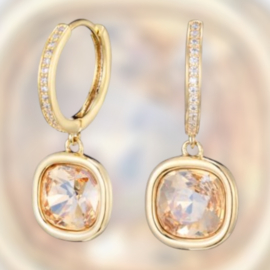 Oorsteker Bloem Zirconia