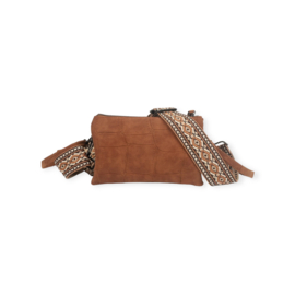 Camel New Orleans schoudertasje / clutch