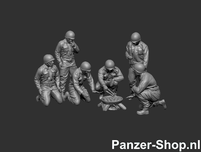 (Z) Bundeswehr Set 6 | Barbecueënde Soldaten