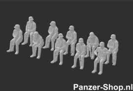 (Z) Wehrmacht Set 6 | Sitting Soldiers