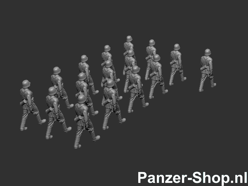 (Z) Wehrmacht Set 3 | Marcherende Soldaten