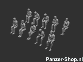 (H0) Defensie Set 5 | Zittende Figuren