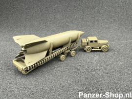 (TT) V2 Rakete auf Anhänger & Hanomag SS100