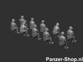 (TT) Wehrmacht Set 6 | Zittende Soldaten