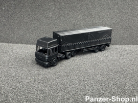(N) MAN F2000, Tractor & Geopende Trailer