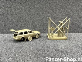 (N) Volkswagen Passat, Flat Tire (+Figurine)