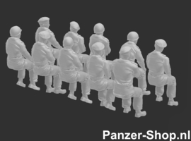 (Z) Bundeswehr Set 2 | Sitting Soldiers