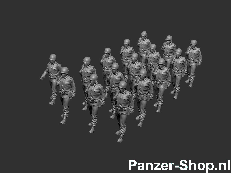 (Z) Landmacht Set 2 | Marcherende Soldaten