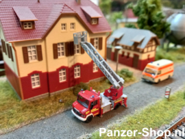 (N) Mercedes-Benz Vario 814D, DLK12/9 Feuerwehr Ladderwagen