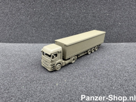 (N) Mercedes-Benz Axor Semi Truck & Curtainsider Trailer