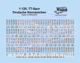 (TT) Deutsche Kennzeichen Decals