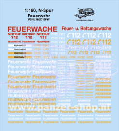 (N) Feuerwehr Decals