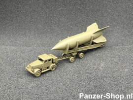 (TT) V2 Rakete auf Anhänger & Hanomag SS100