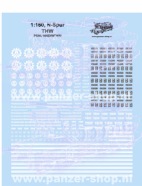 (N) THW Decals