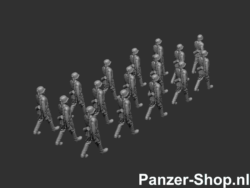 (Z) Wehrmacht Set 5 | Marcheren Voor Inspectie