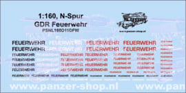 (N) GDR Feuerwehr Decals