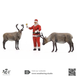 (N) Santa Claus & Reindeer
