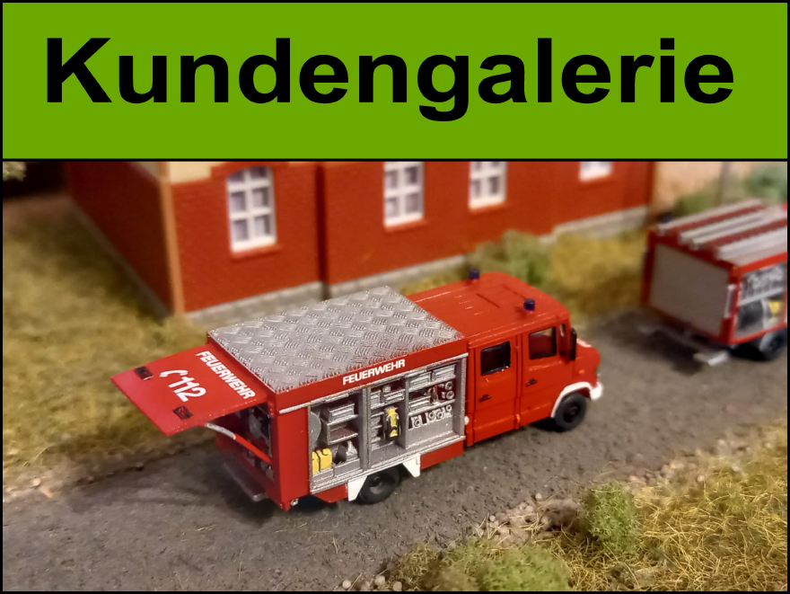 Modellbauzubehör in Ätztechnik - Nummernschilder für Bundeswehrfahrzeuge,  1:160