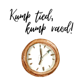 Kump tied, kump raod!
