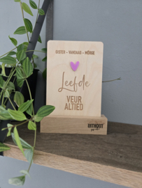 Gister-vandaag-mörge, leefde veur altied