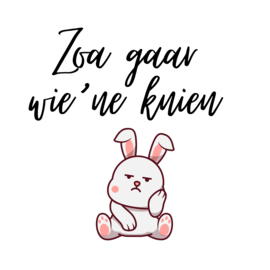 Zoa gaar wie 'ne kenien