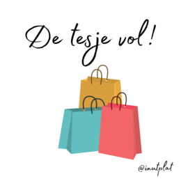 De tesje vol!