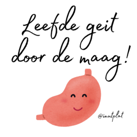 Leefde geit door de maag!