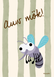 Auw mök! Houte poster a5
