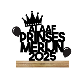 Kruuenke mit naam (Prinses, Jeugprinses ed)