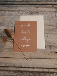 Veur de leefste collega