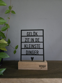 Gelök zit in de kleinste dinger
