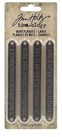 Idea-Ology Metal word Plaques Large TH94329