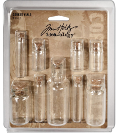 Idea-Ology Clear Corked Vials (TH92899)
