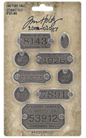 Idea-Ology Metal Factory Tags (TH94039)