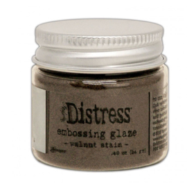 Distress Embossing Glaze Walnut Stain