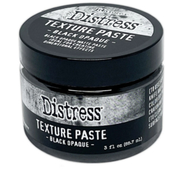 Distress Texture Paste Black Opaque