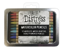 Distress Water Color Pencils Set #3