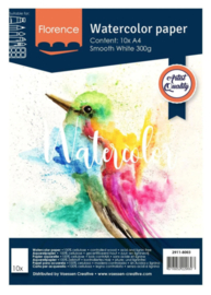 Florence Water Color Paper White  (2911-8003)