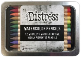 Distress Water Color Pencils Set #4