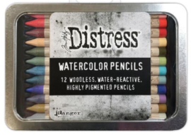 Distress Water Color Pencils Set #6