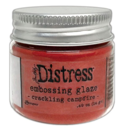 Distress Embossing Glaze Crackling Campfire