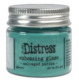 Distress Embossing Glaze Salvaged Patina