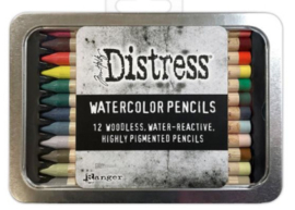 Distress Water Color Pencils Set #5